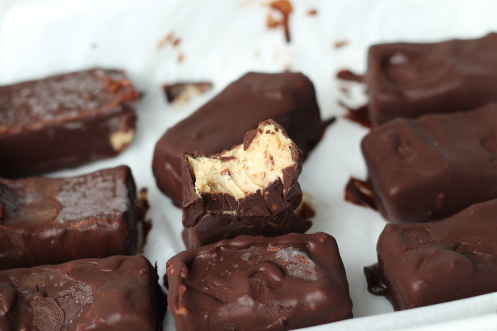 Caramel Protein Bars (paleo, vegan)